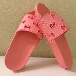 Gucci Pink Slides Sandals Shoes